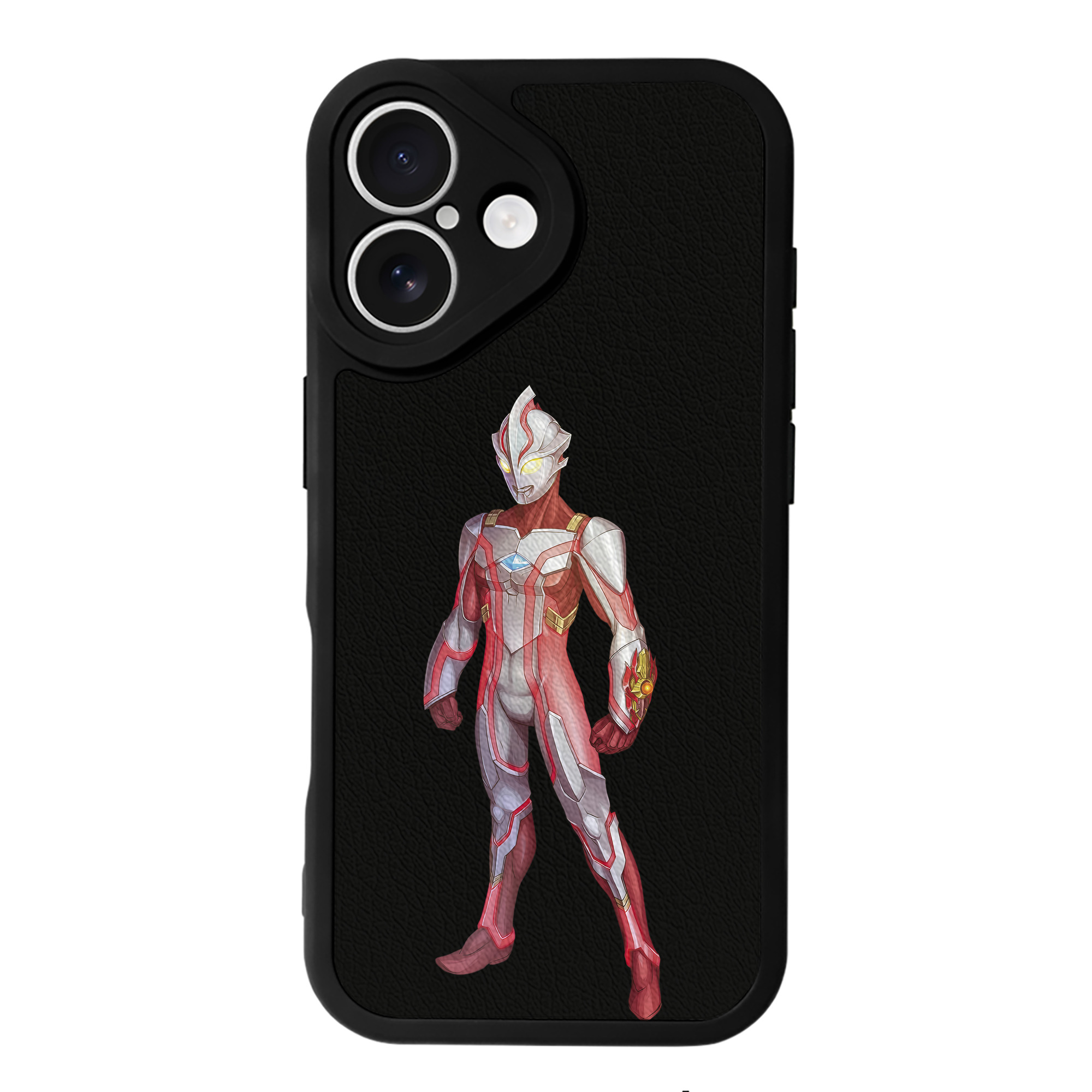 （画像用） ウルトラマン Ultraman 【iPhone 16シリーズ対応】シリコンスマホケース（レザー調） 材質：シリコン